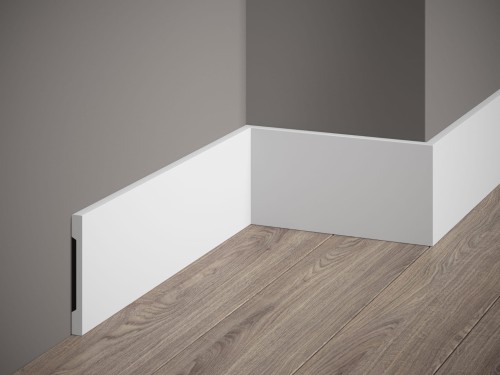 Listwa przypodłogowa PolyForce MD013P Mardom Decor 10 cm biała RAL 9003