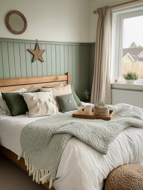 Panel boazeryjny środkowy BW001T - zdjęcie pomalowany na zielono.jpg