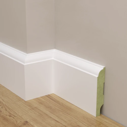 Listwa przypodłogowa Mora 41 MDF biała