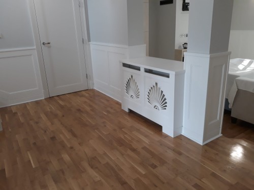 abudowa kaloryfera wariant 3 – osłona grzejnika w stylu art déco