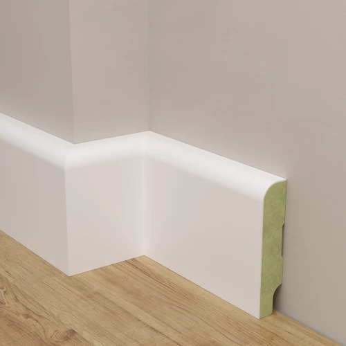 Prosta listwa podłogowa SOLA 85 - 8 cm